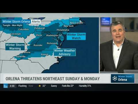 The Weather Channel Cut In On Winter Storm Orlena (4:00PM Update) (1/30/21)