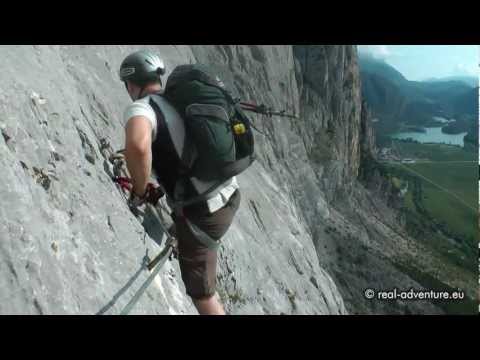 Ferrata Che Guevara Gardasee #2 - spektakuläre Kletterwand - Abenteuer Alpin 2011 (Folge 11.2)