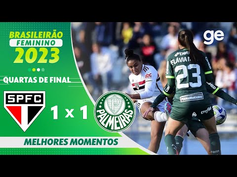 Gols e lances de São Paulo x Palmeiras