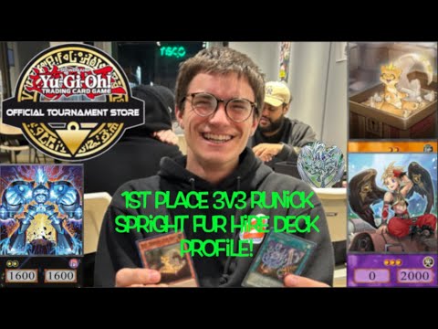 Yu-Gi-Oh! 1st Place 3v3 Runick Spright Fur Hire Deck Profile! Draw 6! |Chicagoland 3v3! | June 2023!