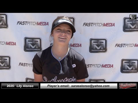 2025 Lily Alonso 4.0 GPA Middle infielder & Outfielder Softball Skills Video - Batbusters/Gomes Cox