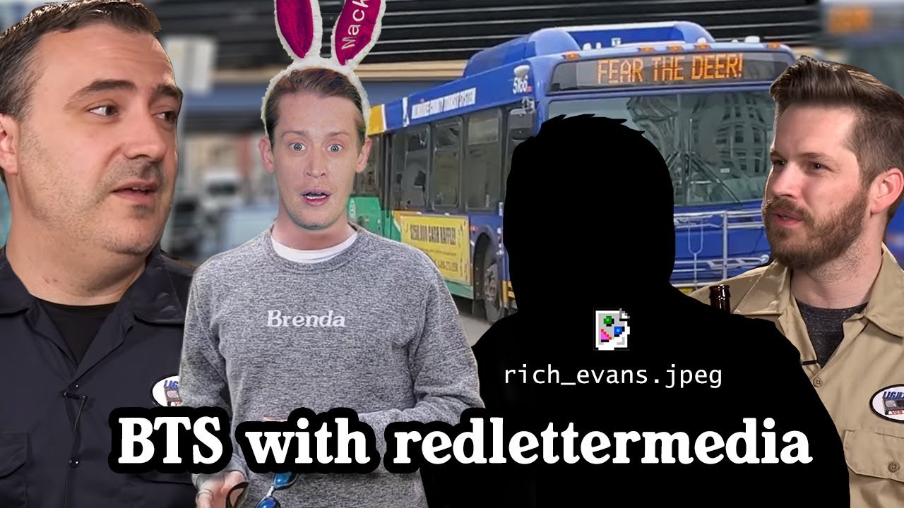 Bunny Ears behind the scenes: Macaulay Culkin films Red Letter Media episode thumbnail