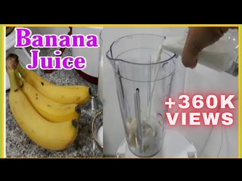 Suco De Banana Caseiro
