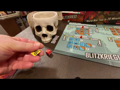 Blitzkrieg Solo Instructional Playthrough Not Using the Solitaire Bot