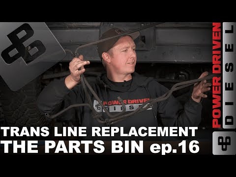 Replacing Transmission Cooler Lines 89-02 Cummins | Parts Bin EP 18 | Power Driven Diesel