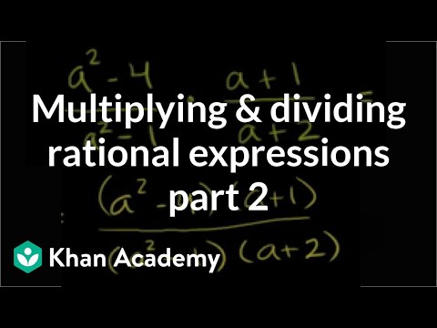 Multiplying and Dividing Rational Expressions 2