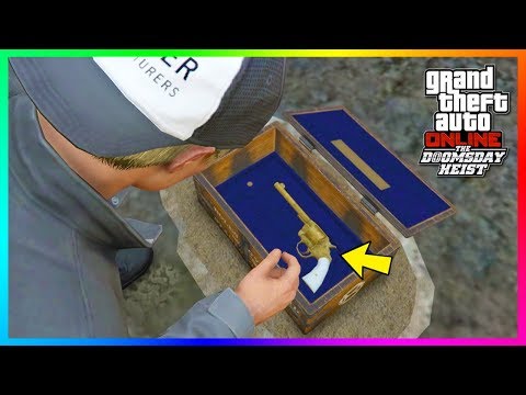 GTA Online - How To Complete The Secret Treasure Hunt & Unlock The Gold Double Action Revolver!