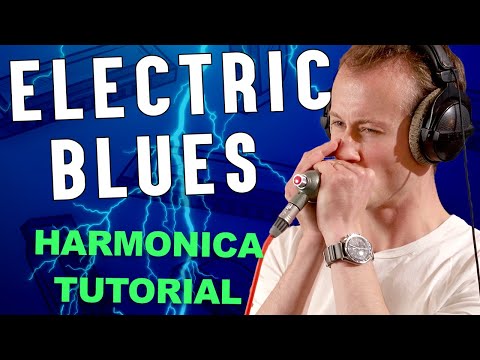 Electric Blues - HARMONICA TUTORIAL + Tabs & Backing Track