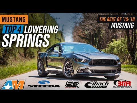 The 4 Best Mustang Lowering Springs for 2015-2017 Mustang GT V6 EcoBoost