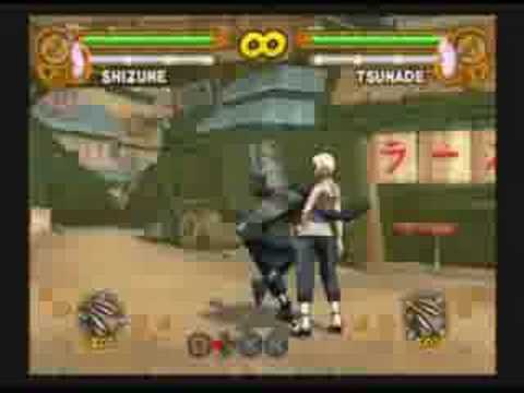 Naruto: UN3 - Shizune Moveset