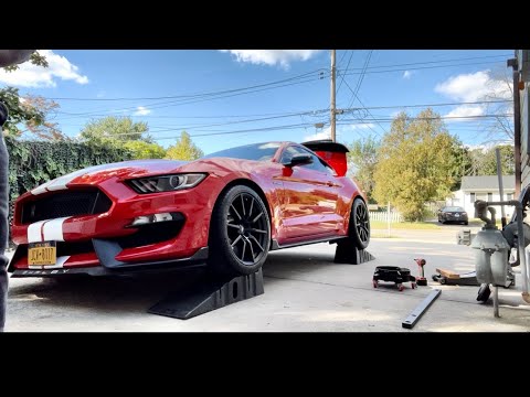 INSTALLING STEEDA JACKING RAILS IT WORKS WITH STEEDA IRS SUBFRAME BRACE SHELBY GT350