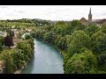 Swimming in the Aare River in Bern, Switzerland