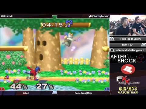 Aftershock Melee - Albert (Falco) vs Game Guys Mojo (Fox) - Top 16