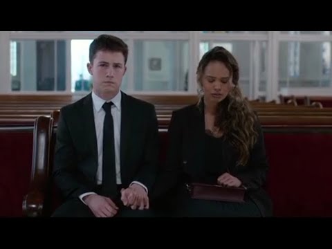 13 Reasons why 4x10 - Jess and Clay at Justin’s funeral