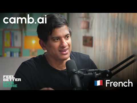 @DrChatterjeeRangan and @melrobbins now available in French, Malayalam, and Arabic. | Camb.ai