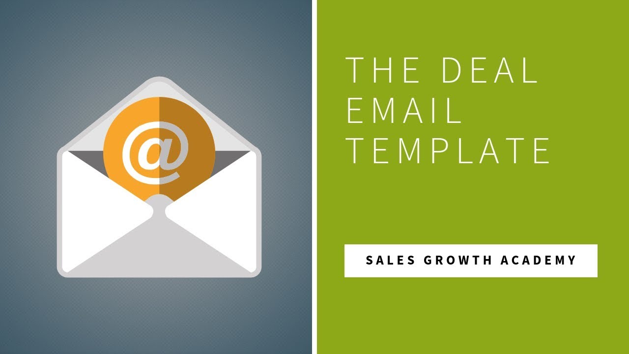 Sales Email Template for Closing Deals | Sales Growth Academy | Criteria for Success