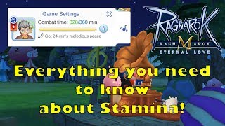 Ragnarok Mobile: Stamina and How to make use of it efficiently!