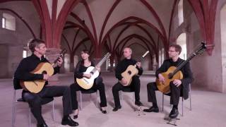 Barrios Guitar Quartet plays Santiago de Murcia - Fandango
