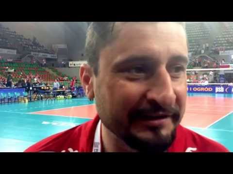 Kuba Bednaruk przed Polska - Brazylia w Bydgoszczy