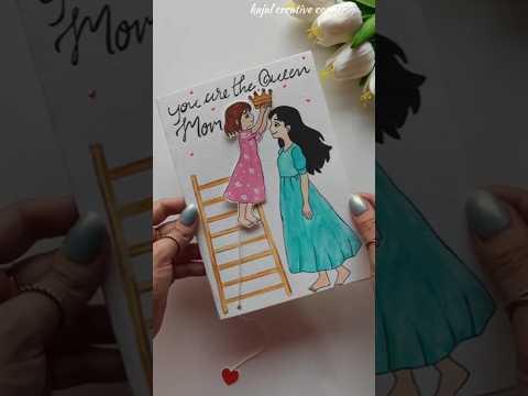 👑 Make MOM Feel Like a QUEEN! 💓 DIY Mothers Day Card!
