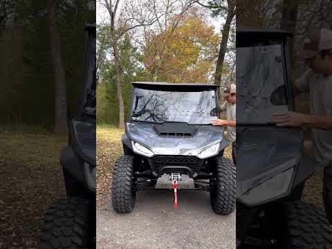 2024 Segway UT10 Crew Rad Accessories Windshield Install