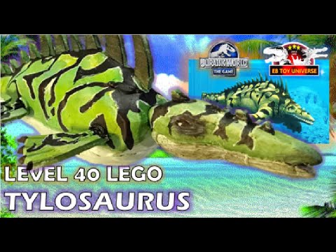 TYLOSAURUS  LEVEL 40 LEGO JURASSIC WORLD THE GAME CUSTOM I LEVEL 40 TYLOSAURUS JWTG 틸로사우루스 ไทโลซอรัส