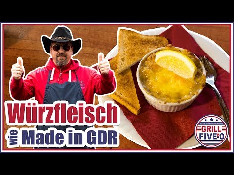 Würzfleisch wie Made in GDR | den Klassiker nach DDR Gaststätten Rezept kochen | Grill Five-0 🤠🍲