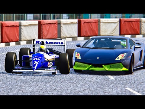 Lamborghini Gallardo 7700 HP Monster vs Williams F1 1994 - Highlands