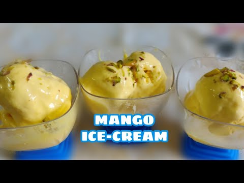 MANGO ICE-CREAM RECIPE|JALPA'S KITCHEN|#SUMMERS#MANGOICECREAM