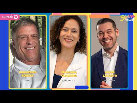 SEM CENSURA RECEBE GUILHERME FONTES, MARIANA CLAUDINO E HIGOR CALDATO