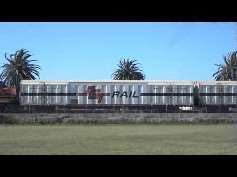QRNational Freight #3MB7 at Waratah - 6001/CLP12/CLF1/CLF3