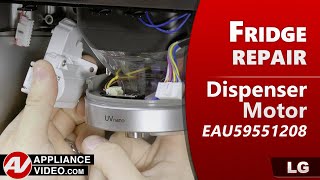 LG Refrigerator: Actuator Motor Not Working - Dispenser Motor Repair, Troubleshooting & Diagnostics