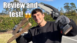 This Mini Chainsaw is POWERFUL!
