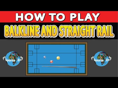 How to Play Balkline and Straight Rail? CAROM BILLIARD