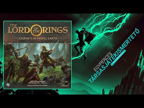 #245. A Gyűrűk Ura: Utazások Középföldén | Egyperces társasjátékismertető - Game-Obscura