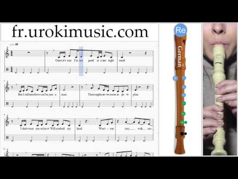 Cours de Flute à bec G. Sam Smith Stay With Me Partie#2 Partitions Mélodie Сhansons Tuto Comment