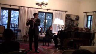 Mike Mower, Sonata Latino for Flute and Piano Mvmt III "Bossa Merengova"