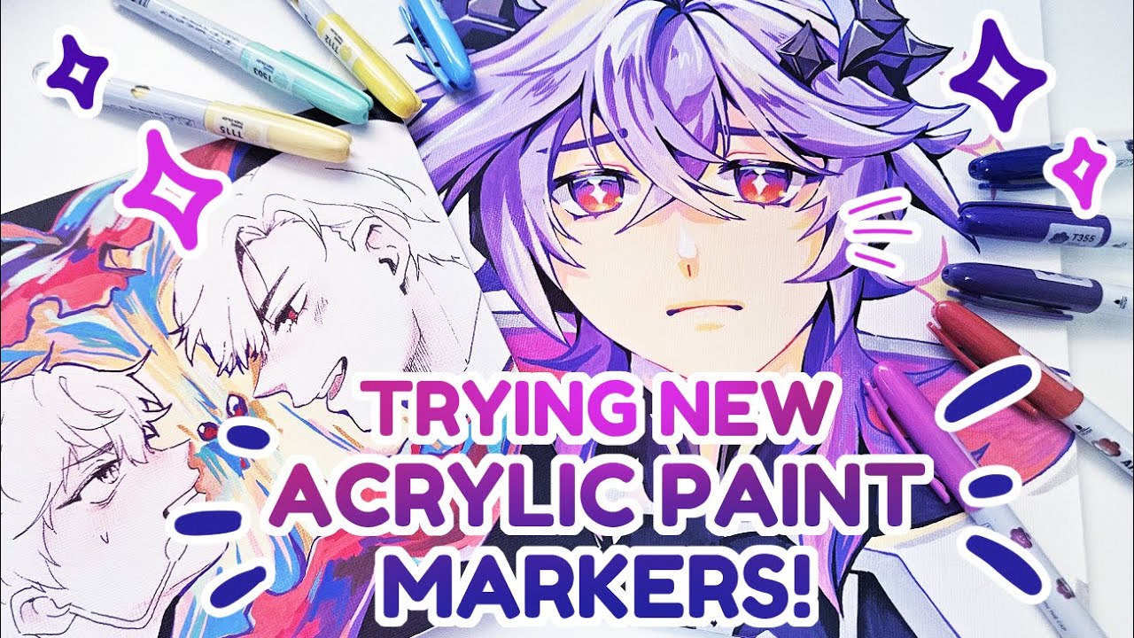 Trying out NEW Acrylic Markers! | Arrtx!✨