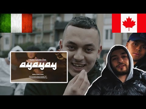 CANADIANS REACT TO ITALIAN RAP - Flaco x Voleur x Svg - AYAYAY (Official Video)