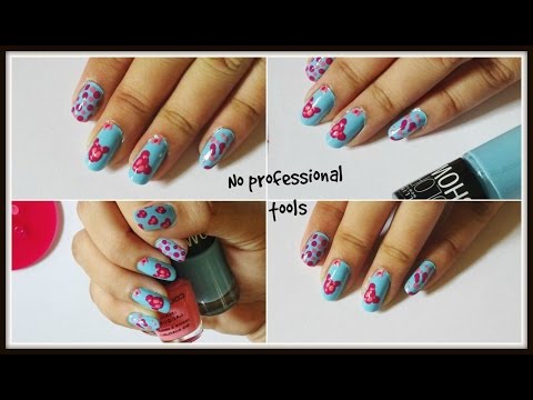 Nail art for kids by using DIY tools Video