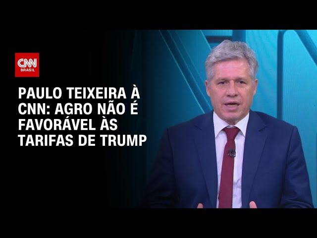 Agro não é favorável às medidas de Trump, afirma ministro do Desenvolvimento Agrário | CNN 360º
