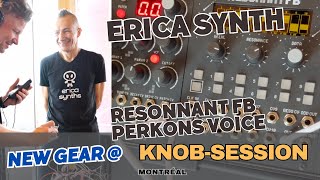 Video thumbnail for Erica Synths new Resonant FB and Perkons Voice - Knob-Session 2024 by Nu-Trix The Synth Guy