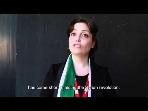الناشطة السورية في مجال حقوق الإنسان ، سهير الأتاسي ، تتحدث عن حقوق المرأة