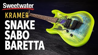 Video thumbnail for Skid Row’s Snake Sabo on His Signature Guitar: Baretta Outfit by Sweetwater