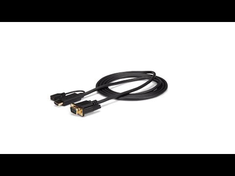 StarTech HDMI to VGA Cable Adapter (6-Feet)