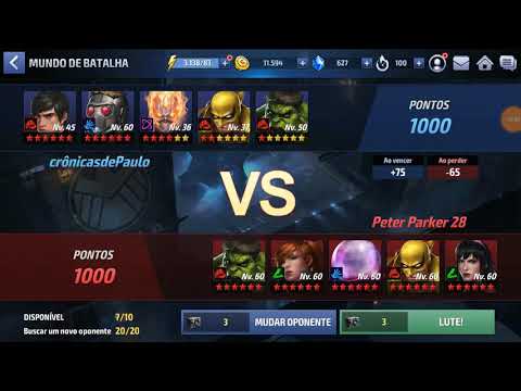 RECRUTA 158 : MARVEL FUTURE Fight # derrota 3