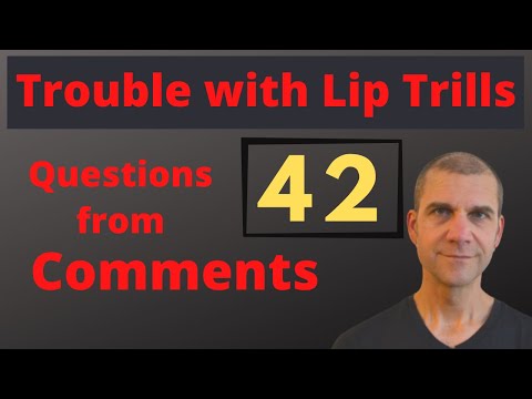 Trouble with Lip Trills Why Can't I Sing with Vibrato