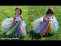 Easy Crochet Toddler Baby Dress Tulle No Sew Dress BAG O DAY CROCHET TUTORIAL