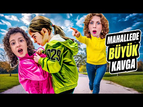 ESMANUR FIGHTED WITH THE NEIGHBORHOOD CHILDREN!! SARA PROTECTED ESMANUR! | Esmanur and Sara