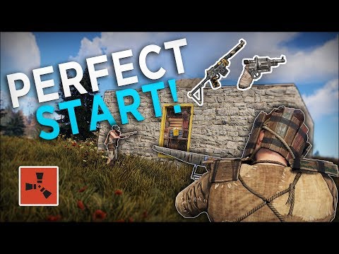 WIPE DAY COUNTER RAID for the PERFECT START! - Rust Solo Survival #1